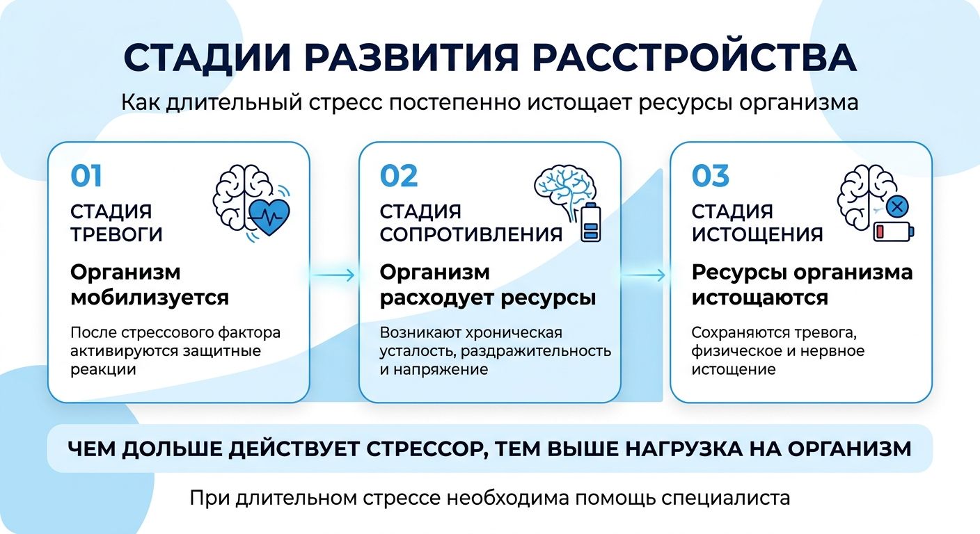 Лечение стресса в городе Сатка инфографика